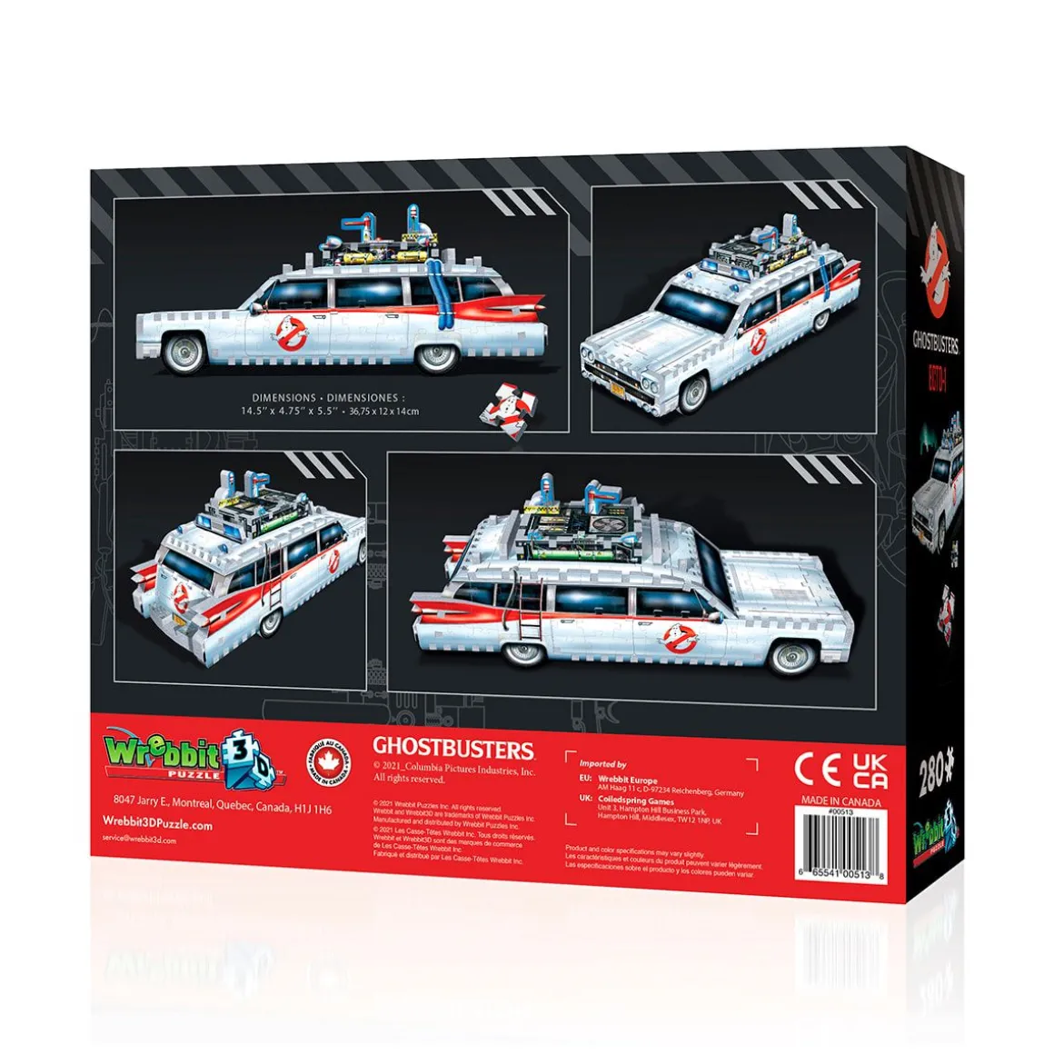 Ghostbusters Ecto-1 3D-Palapeli