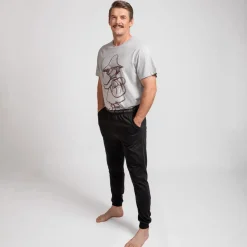 Haisuli-Pyjamahousut Musta