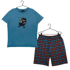 Haisuli-Shortsipyjama Sininen
