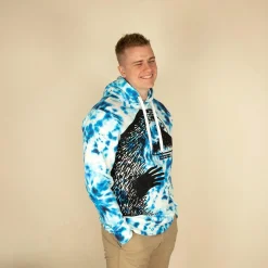 Kaino-Batiikkihuppari Morko Sininen