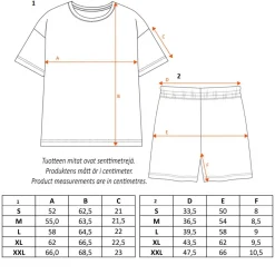 Kirsikkapuisto-Shortsipyjama Vaaleanpunainen