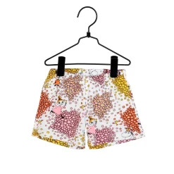 Kujerrus-Shortsipyjama Luonnonvalkoinen