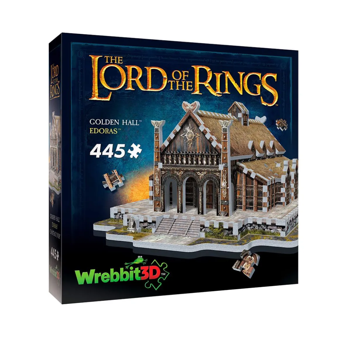 Lotr Golden Hall Edoras 3D-Palapeli
