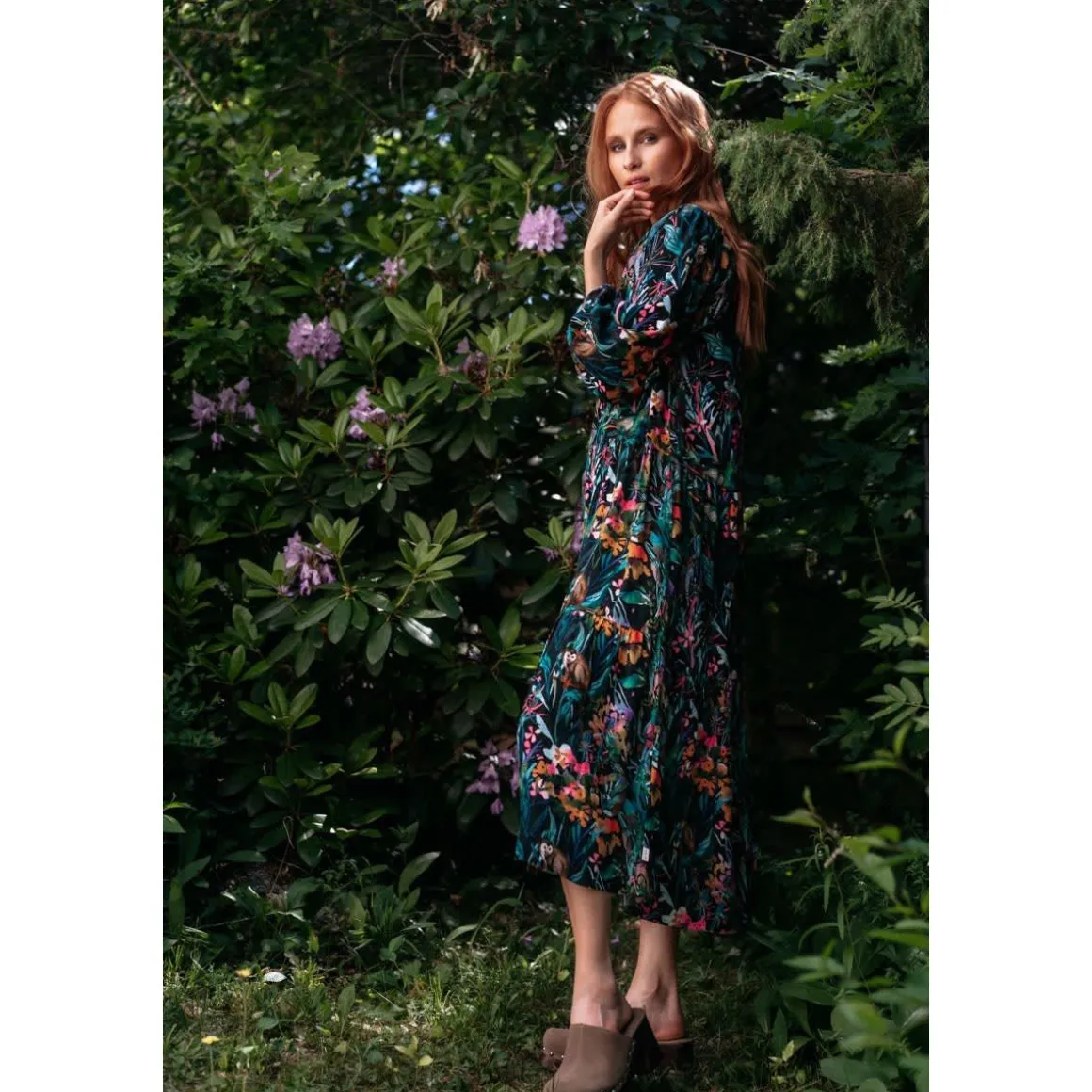 Lovisa-Mekko Amazon Tummanvihrea