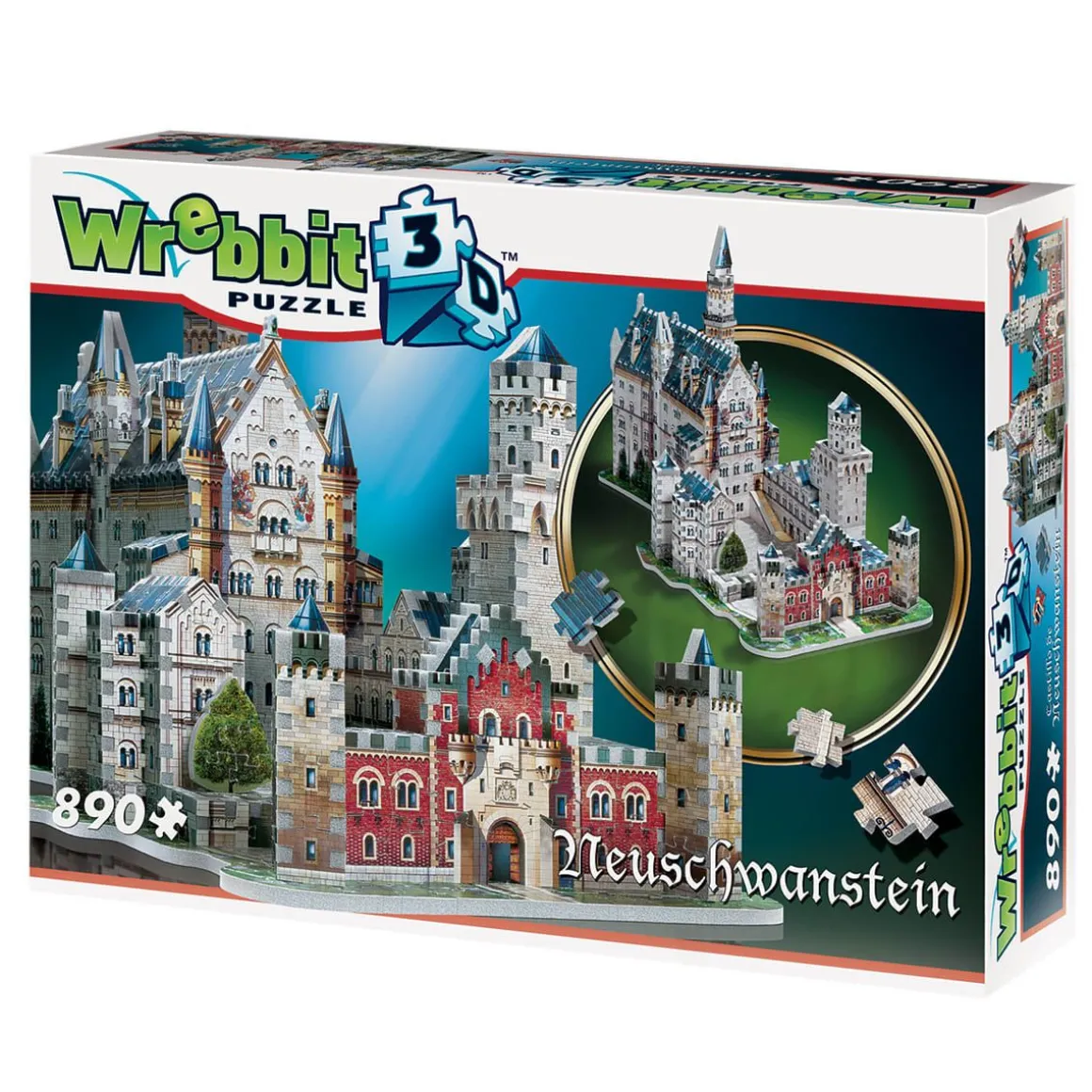 Neuschwanstein Castle 3D-Palapeli