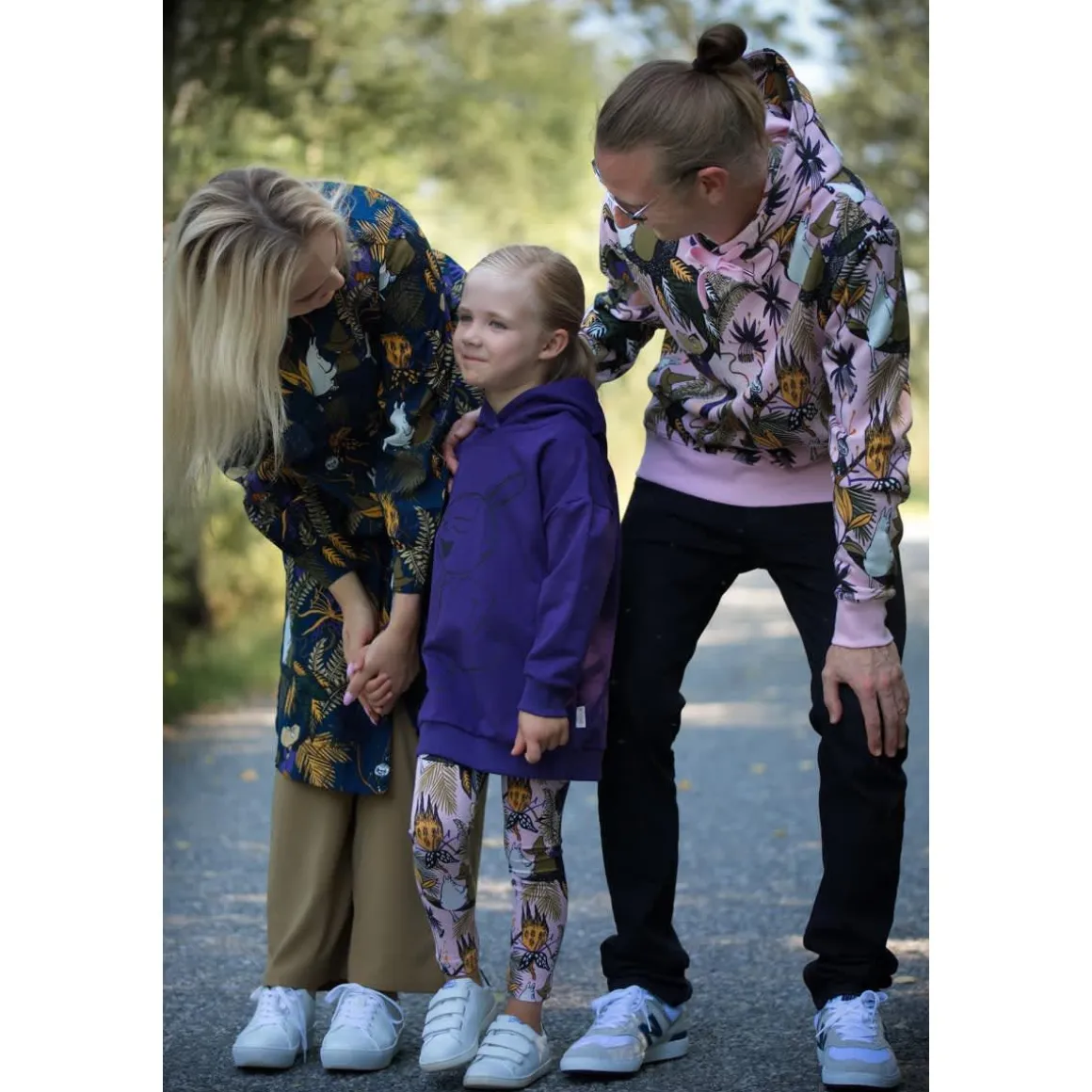 Orkidea-Leggingsit Roosa