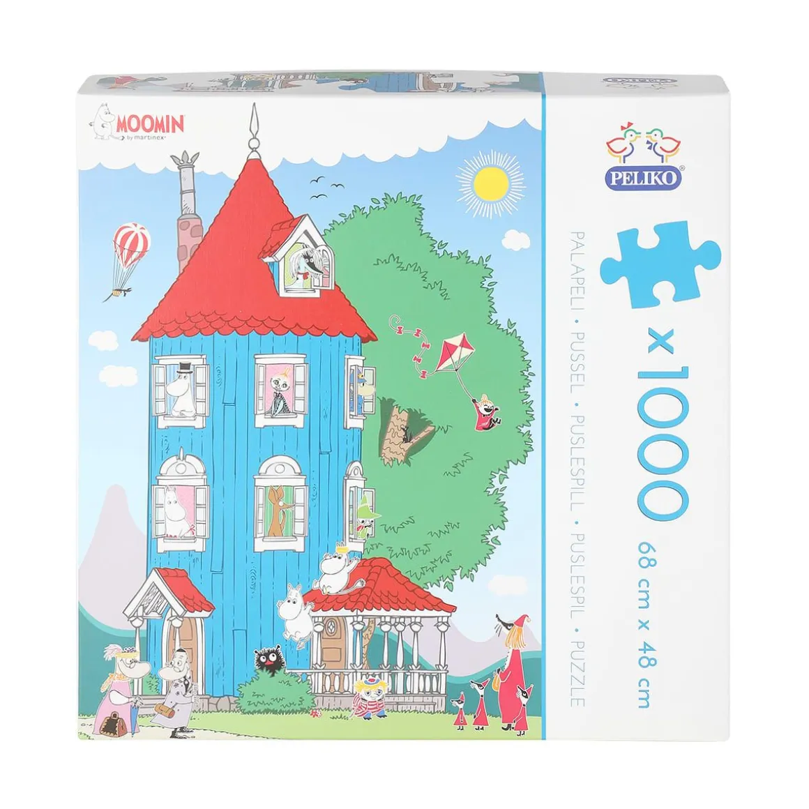 Palapeli 1000 Palaa Muumitalo