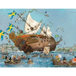 Palapeli 500 Palaa Vasa-Laiva