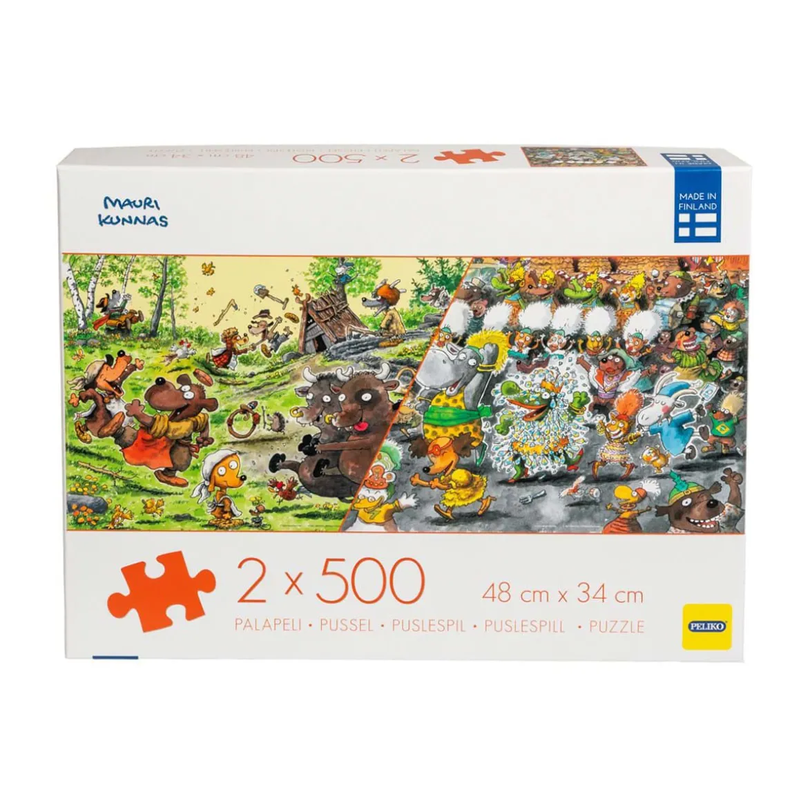 Palapeli 2 X 500 Palaa