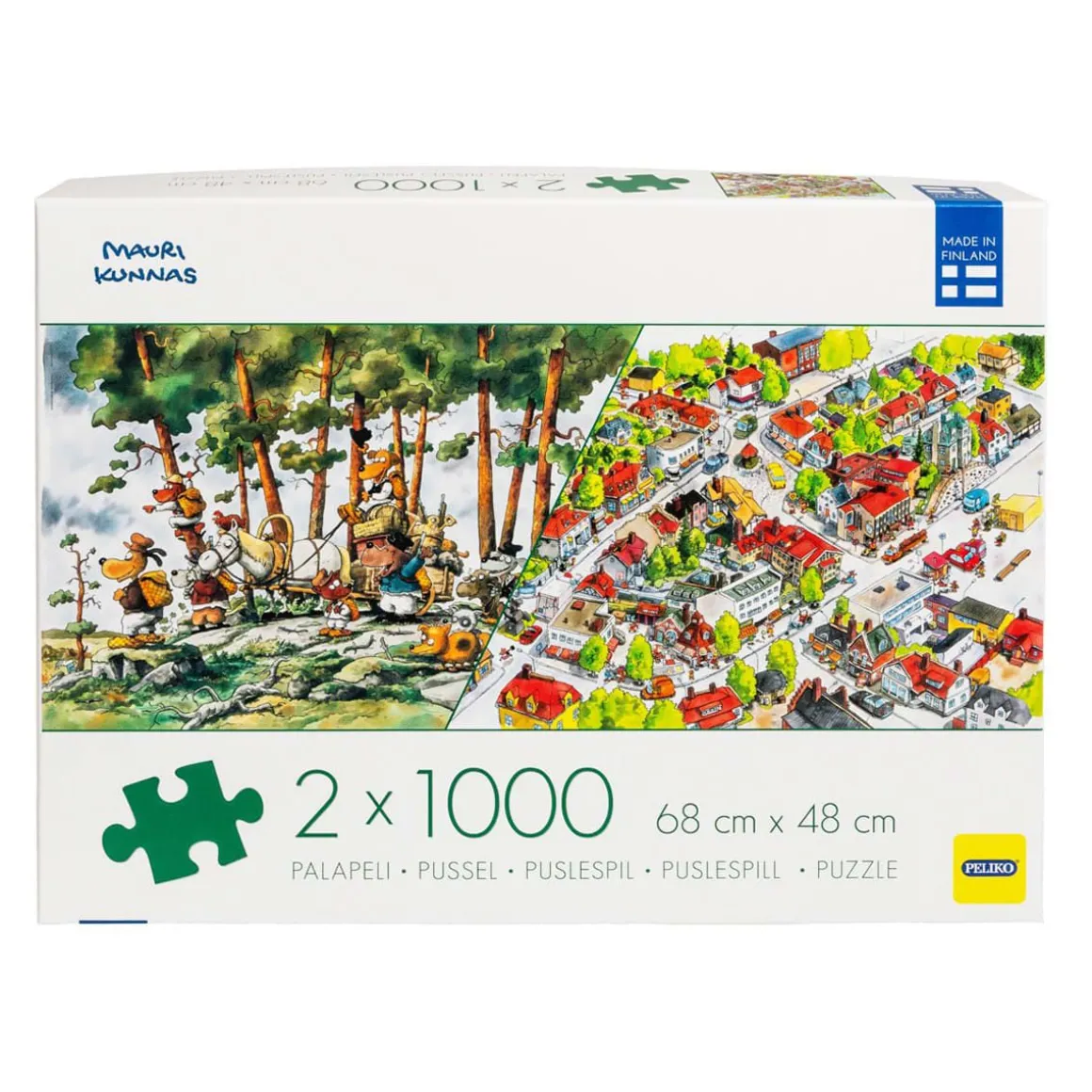 Palapeli 2 X 1000 Palaa