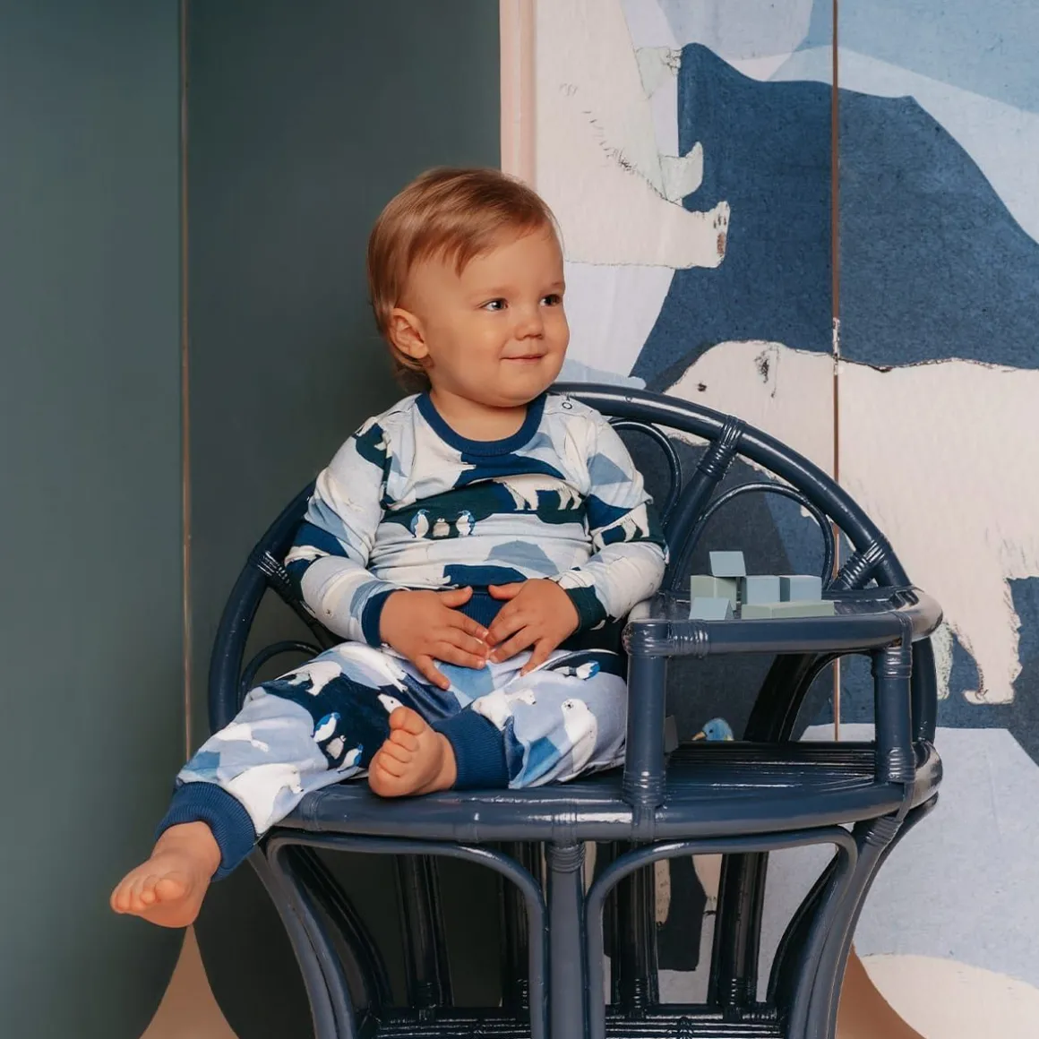 Polar-Pyjama Sininen