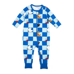Ruudut-Pyjama Sininen