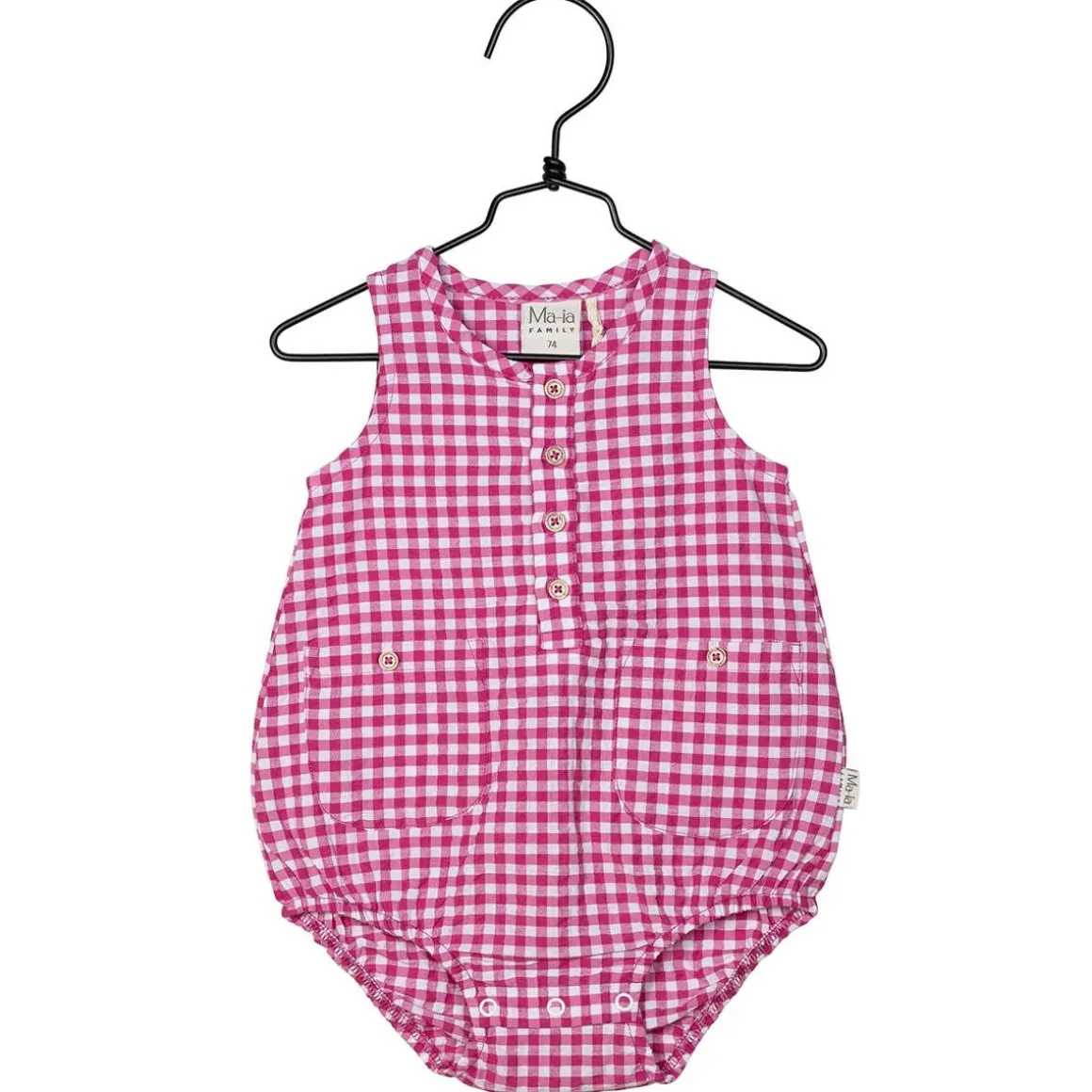 Ruutu-Leikkipuku Pinkki