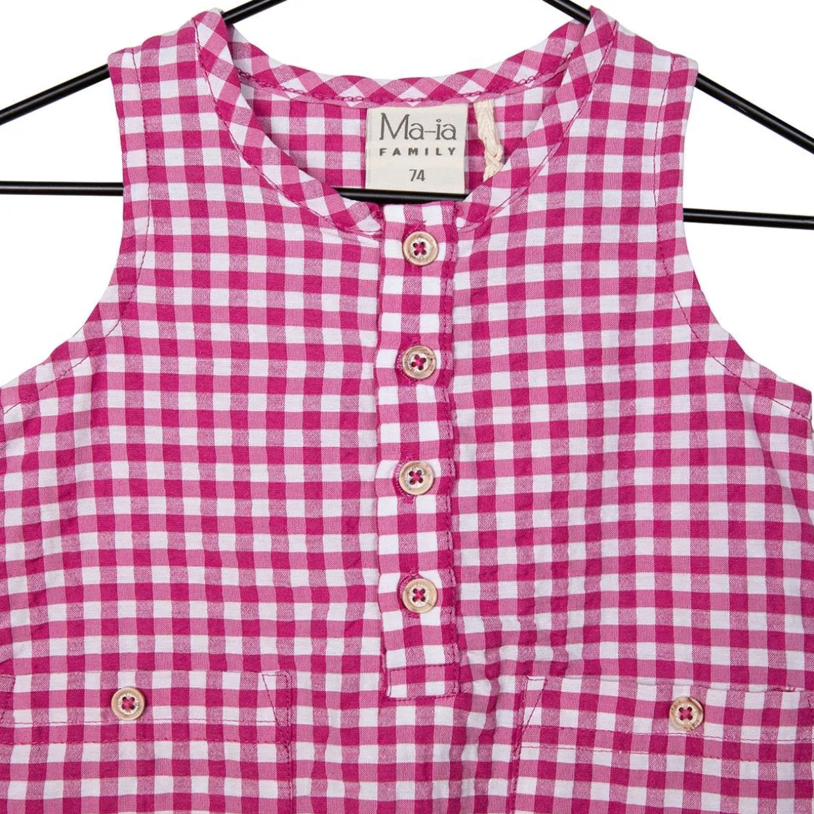 Ruutu-Leikkipuku Pinkki