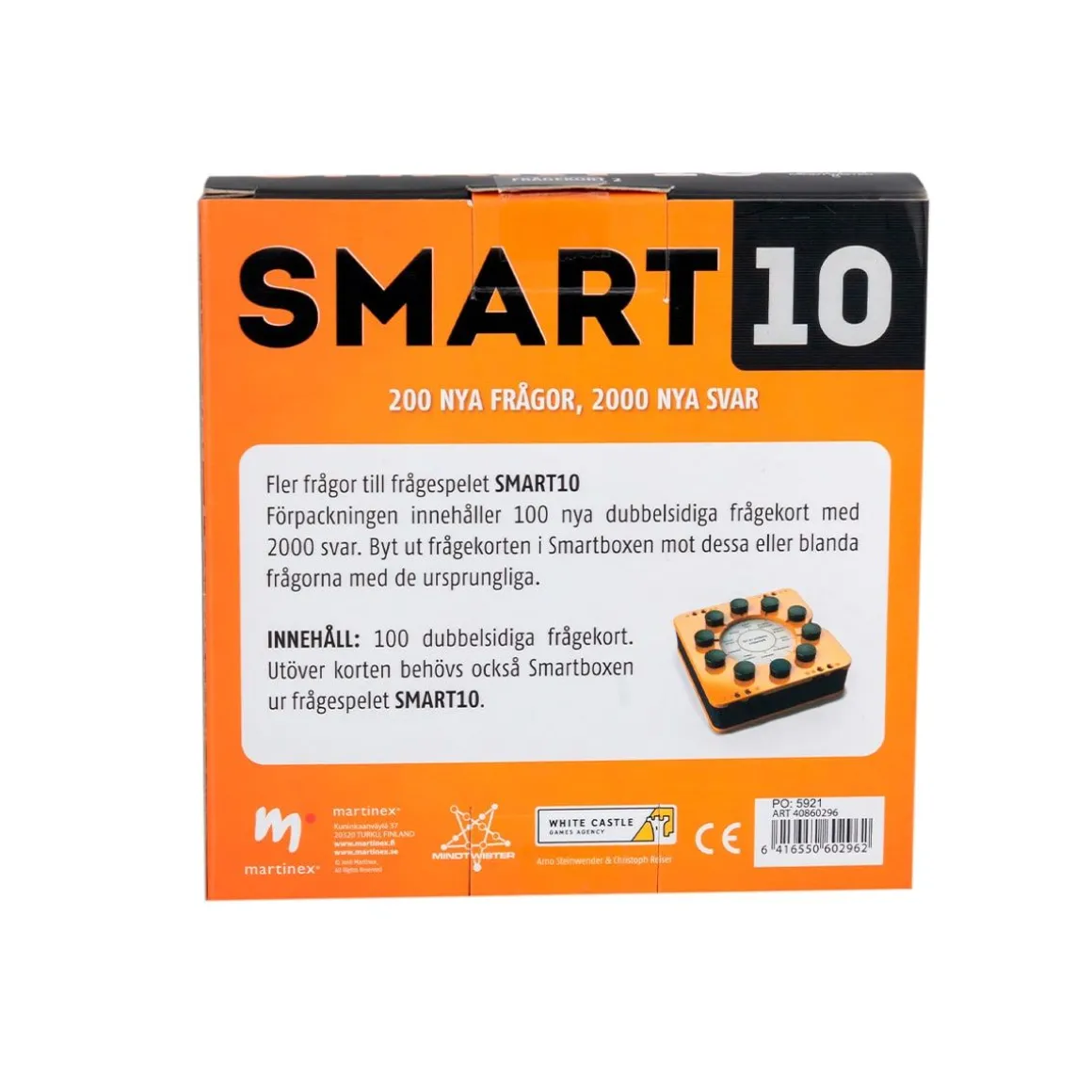 Smart10 Fragekort 2 (Svenska)