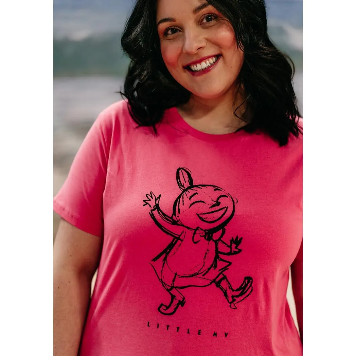 Taimi-T-Paita Pikku Myy Pinkki