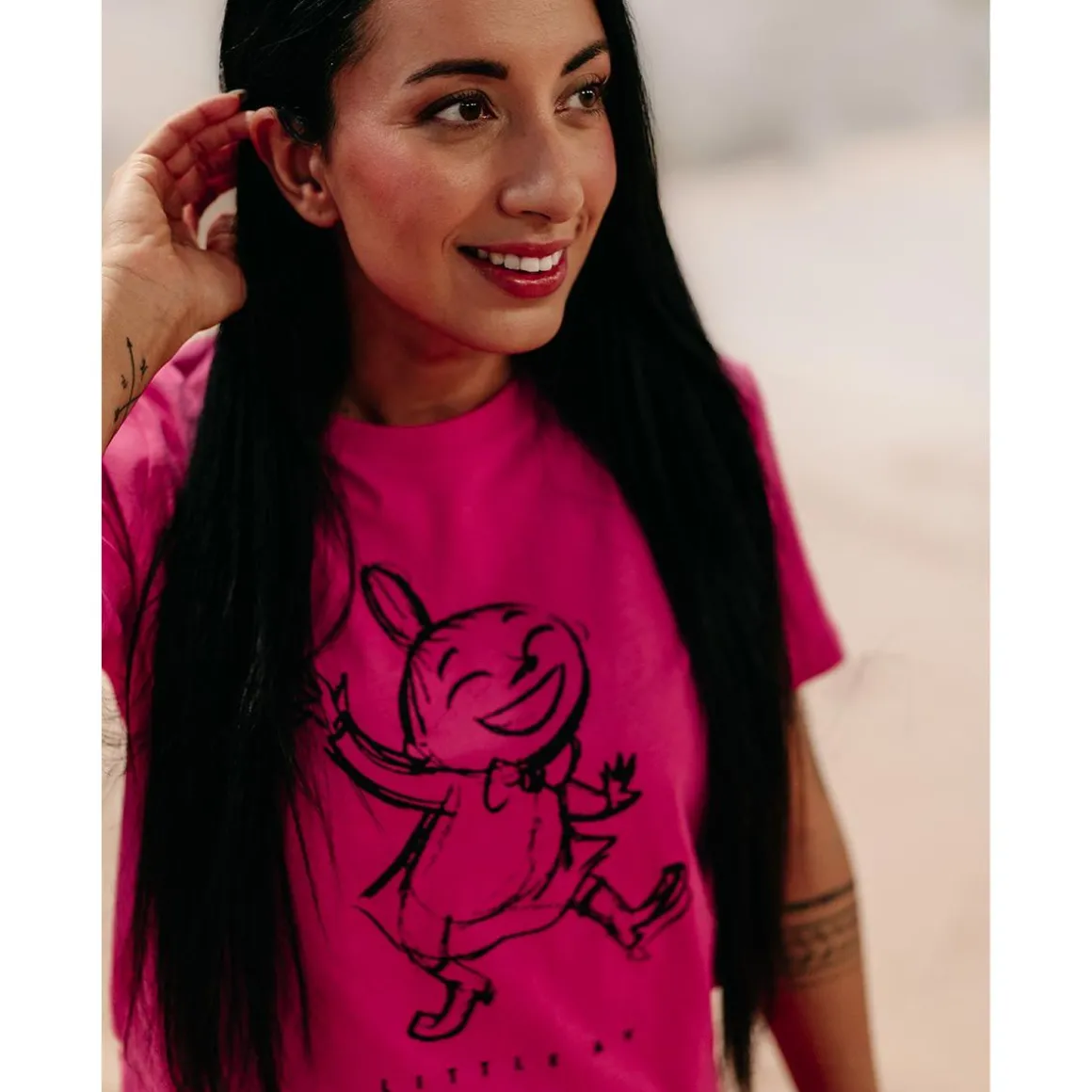 Taimi-T-Paita Pikku Myy Pinkki