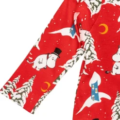 Talviyo-Pyjama Vauvalle Tummanpunainen