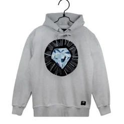 Timantti-Huppari Unisex Harmaa