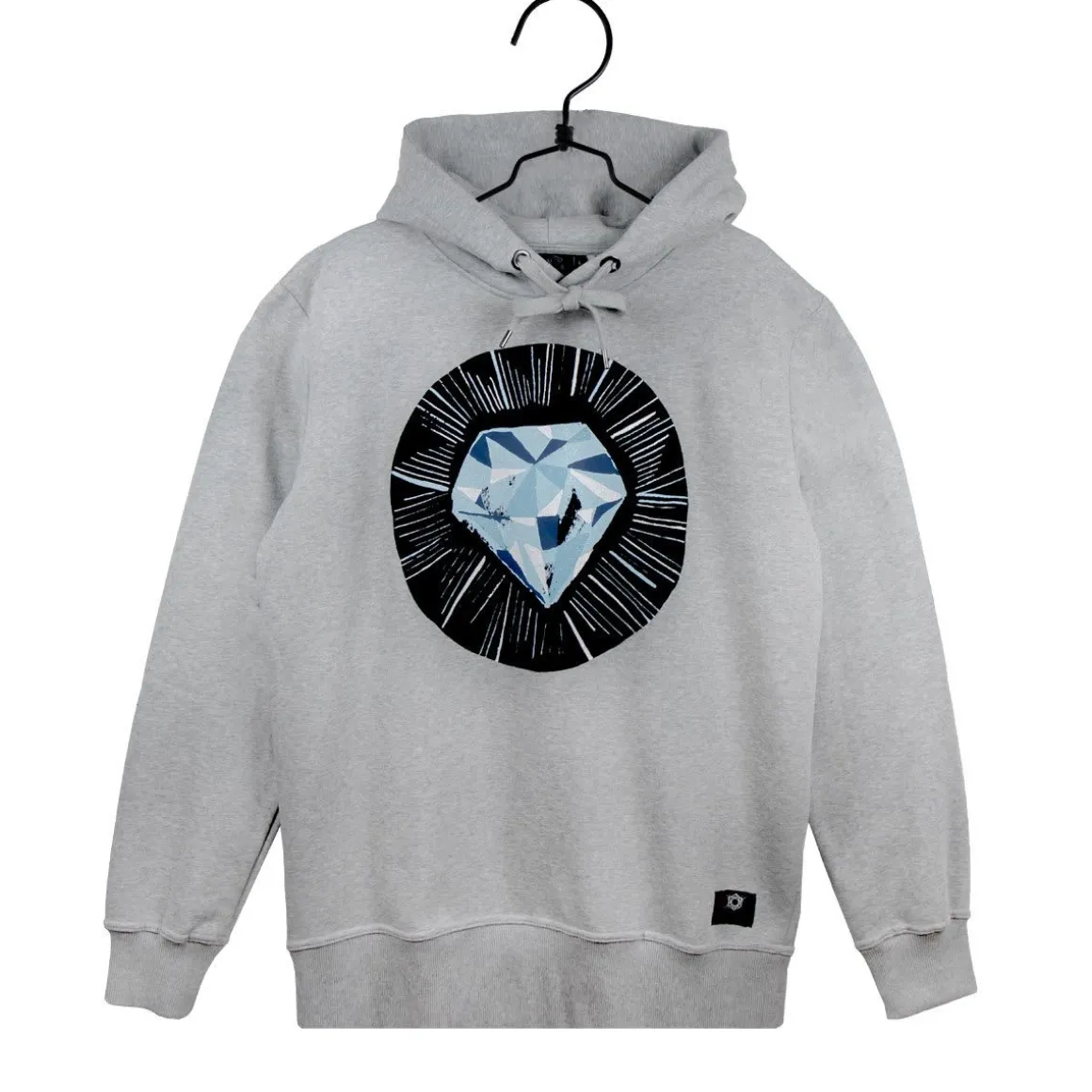 Timantti-Huppari Unisex Harmaa