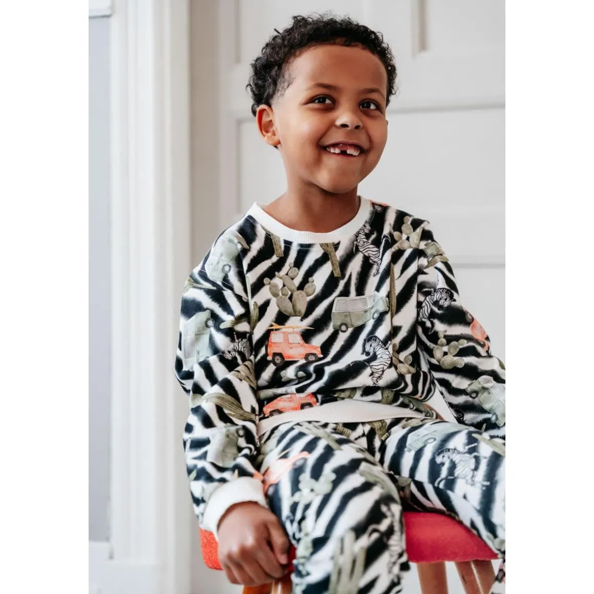 Zepra-Leggingsit Mustavalkoinen